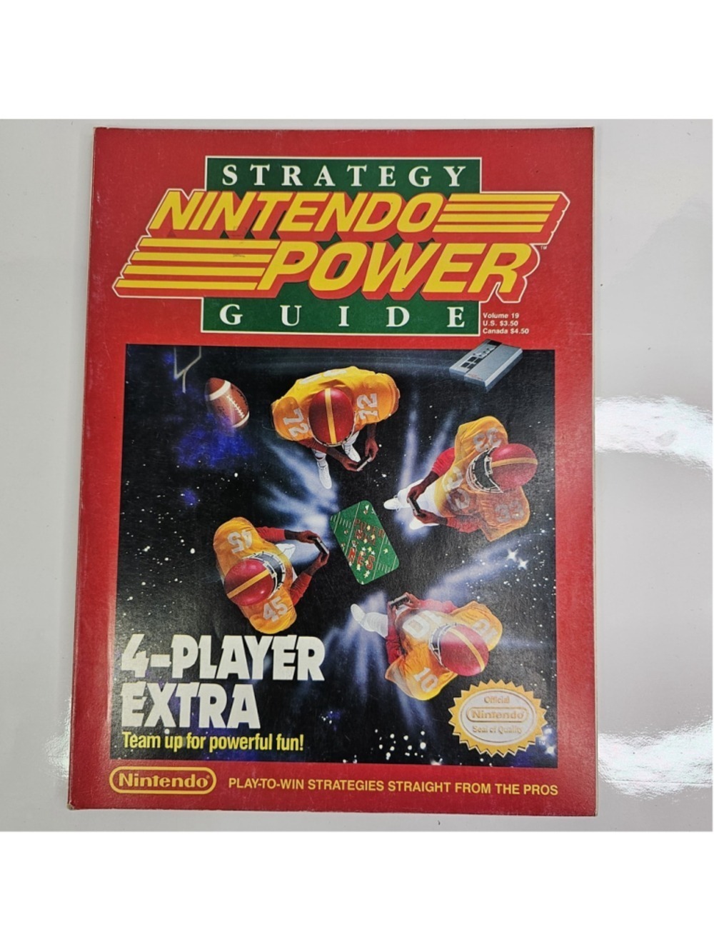 Vintage Nintendo Power Strategy Guide Volume 19 4-Player Extra NES 1990